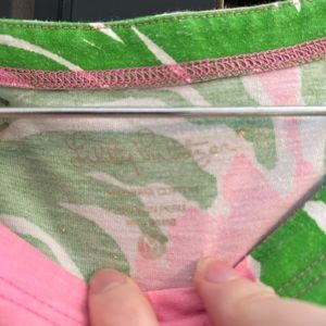 Lilly Pulitzer pink and green size medium dress